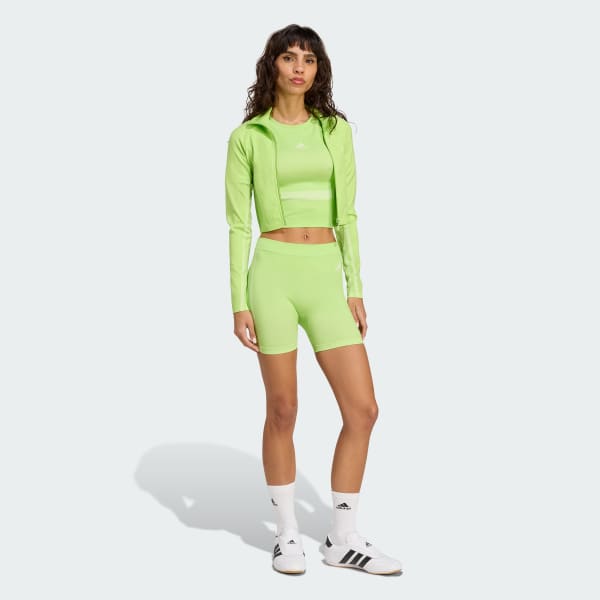 Verde Firebird Track Top sem costura