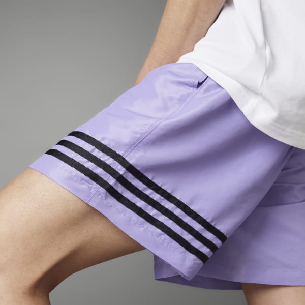 Adidas purple glow best sale shorts