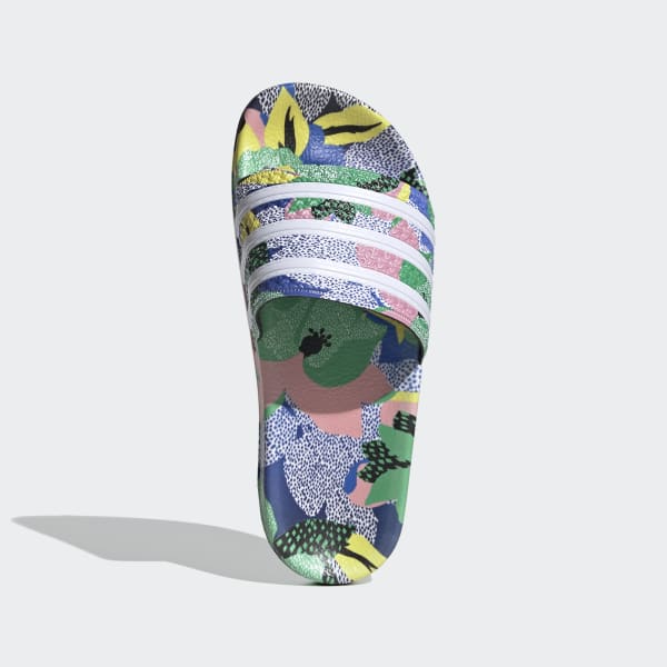 Adidas adilette multicolor clearance