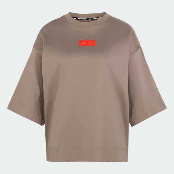 Brun AUDI REVOLUT F1 TEAM ELEVATED GRAPHIC SHORT SLEEVE T-SKJORTE