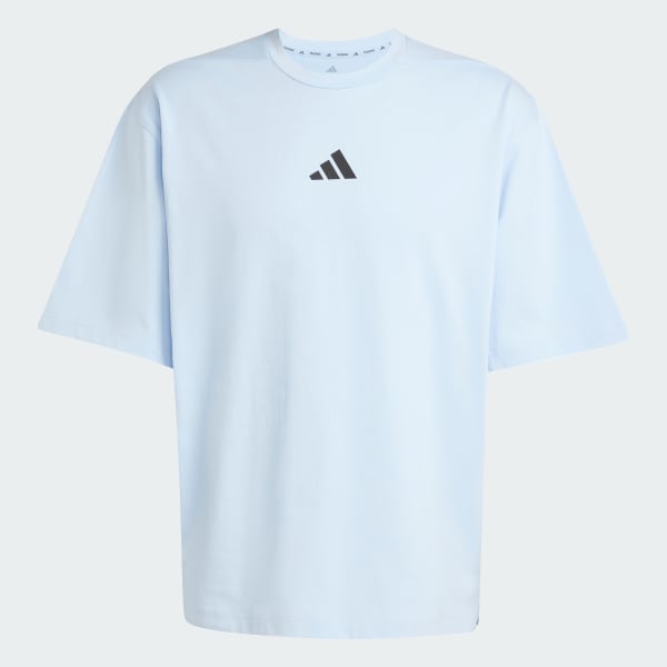 Niebieski Koszulka PrimeLift Workout Oversize