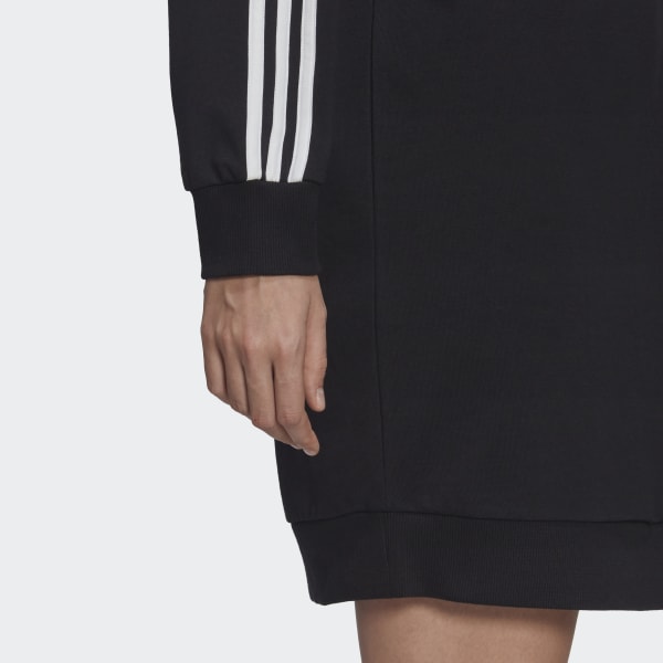 Negro Vestido Essentials Crew 3 Tiras QD821