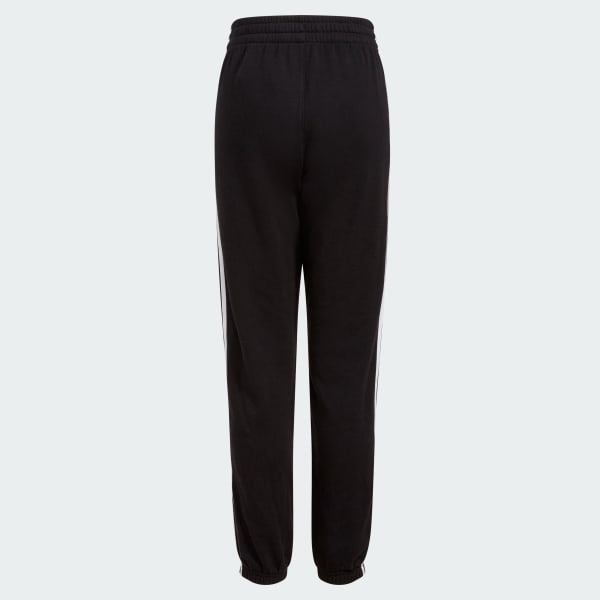Adidas Boy s Elastic Cuff Jogger in Black Large Fleece