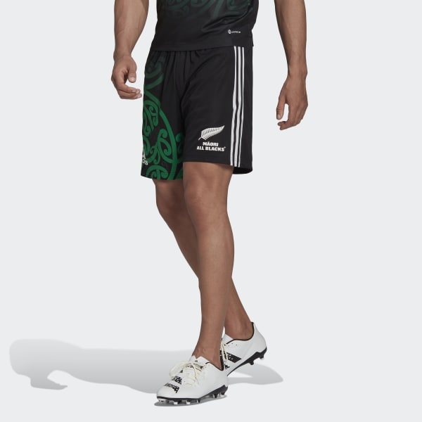 Czerń Maori All Blacks Rugby Gym Shorts JG189