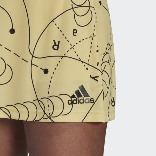 Gelb Club Tennis Graphic Rock P9937