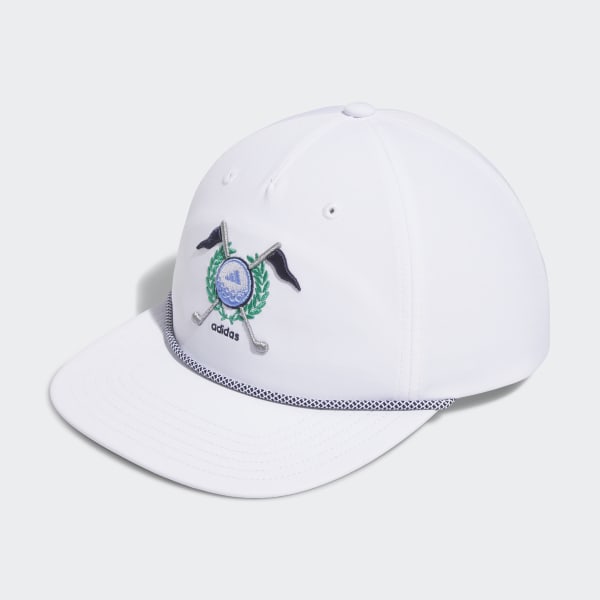 Hvit Retro Five-Panel Caps