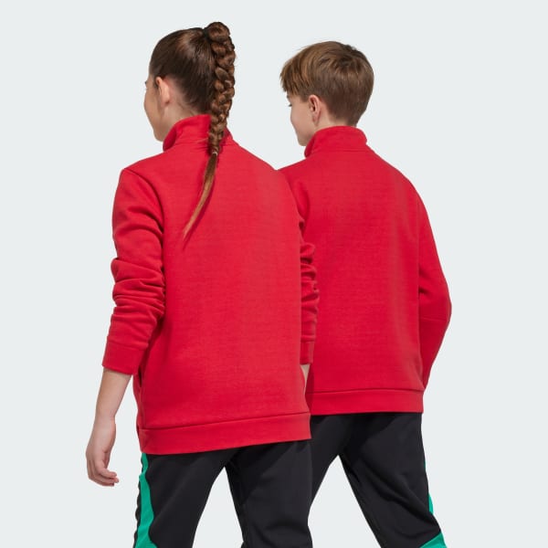 Red Manchester United Anthem Jacket Kids