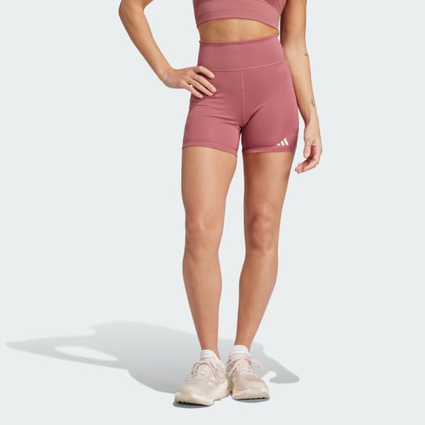 Adidas women's running shorts pink shop