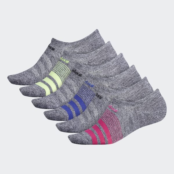 adidas Superlite No-Show Socks 6 Pairs - Multicolor | adidas US