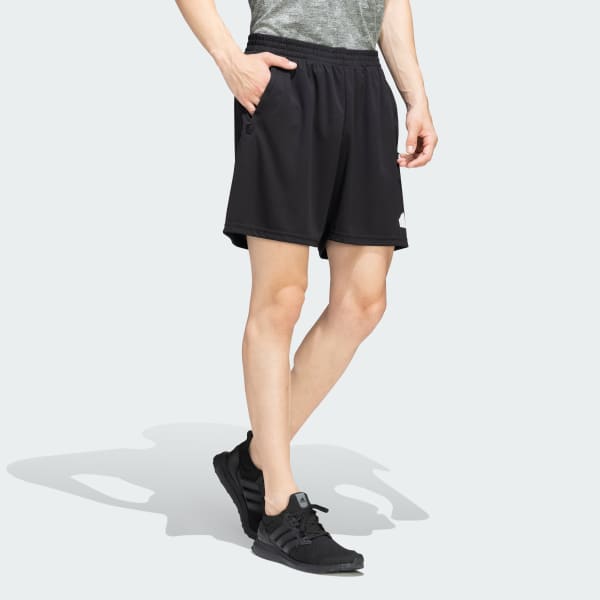 Black Train Essentials Logo Shorts