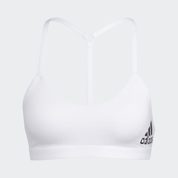 adidas All Me Light Support Training Bra White adidas New Zealand