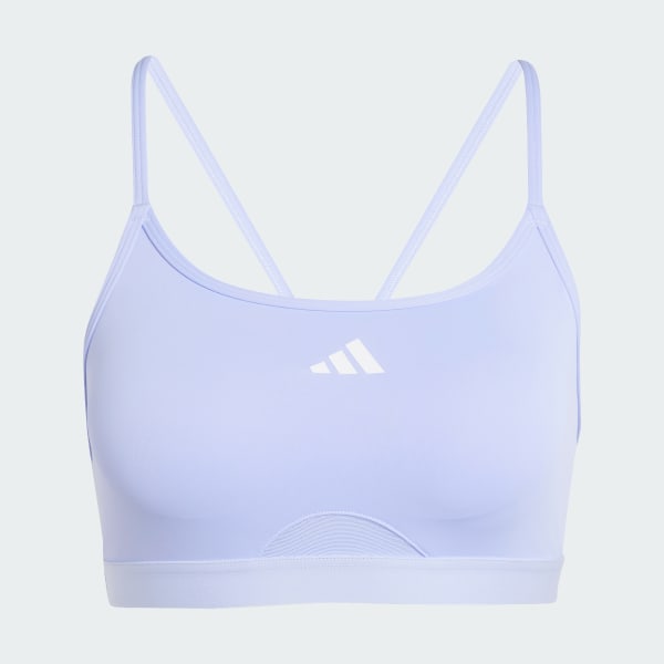 Violet Brassière de training 3 bandes Aeroreact
