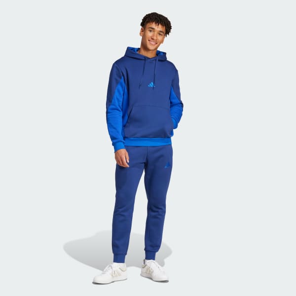 Blauw Sportswear Fleece Colorblock Hooded Trainingspak