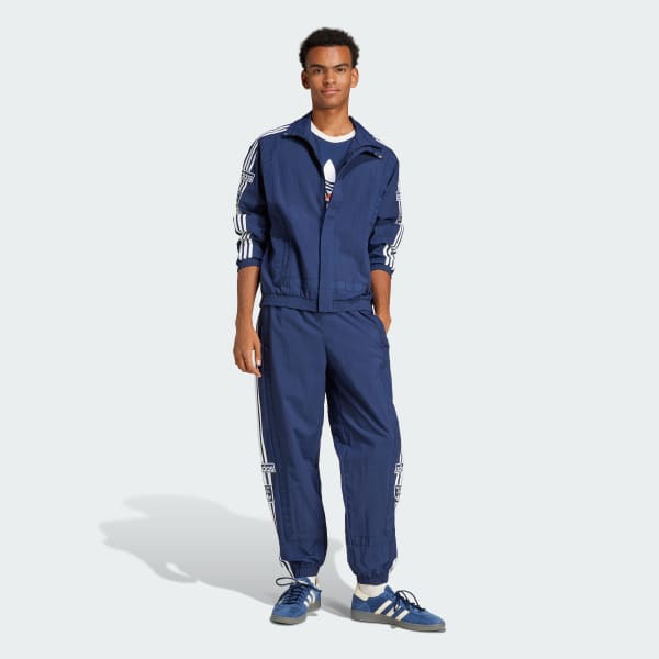 Bleu Pantalon de survêtement tissé Adibreak
