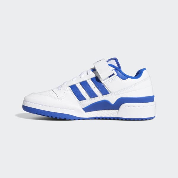 (WMNS) Adidas Originals Forum Low Sneakers White/Blue GY7985 US 10