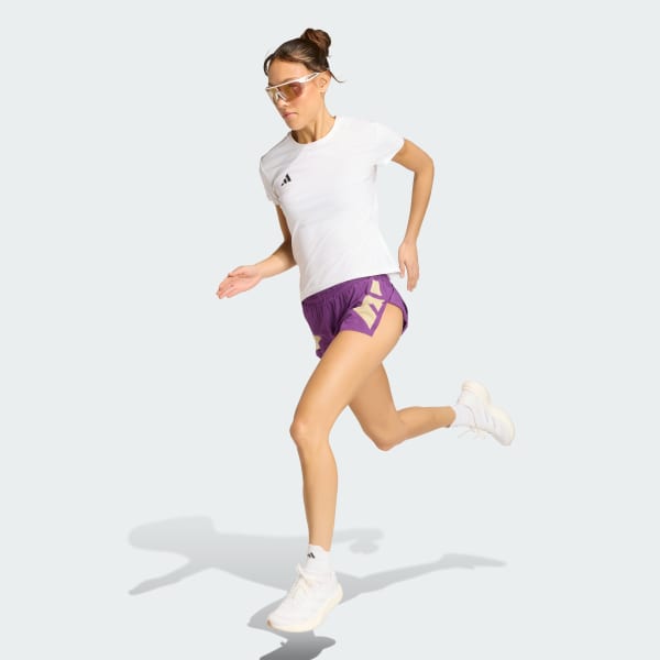 fialová Šortky Adizero Road to Records Split