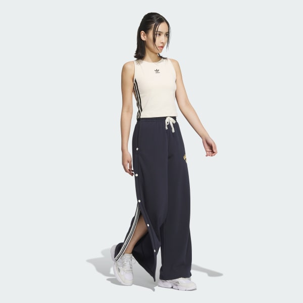 Blue Collegiate Wide Leg Sweat Pants