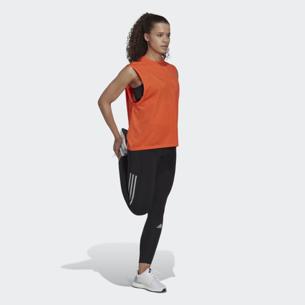 Orange Made To Be Remade Running Tanktop