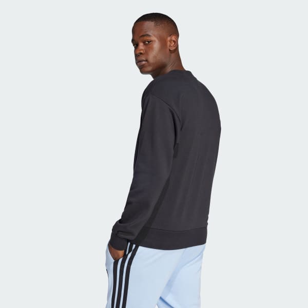 cerná Mikina Essentials Big Logo French Terry