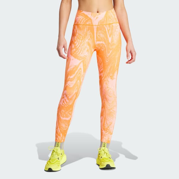 Naranja Calzas 7/8 TruePurpose adidas by Stella McCartney Tiro Alto