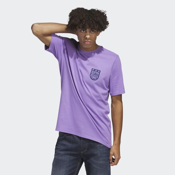 adidas Xpress Short Sleeve Tee - Purple | Men's Lifestyle | adidas US