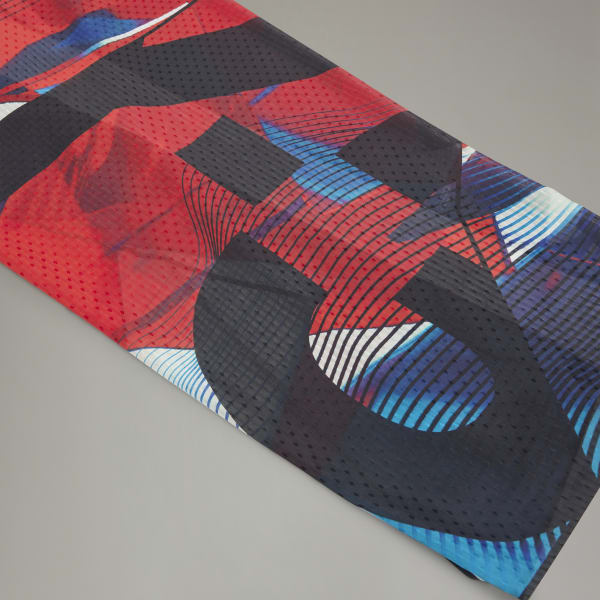 Red Y-3 Allover-Print Summer Scarf
