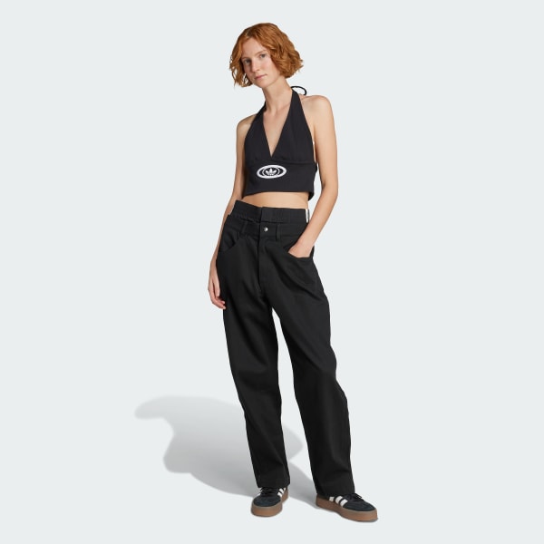 Siyah adidas Originals Campus 2000 V Üst