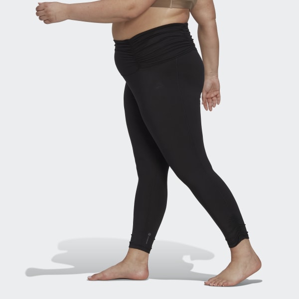 Sort Yoga Studio Gathered 7/8 Plus Size tights SH529