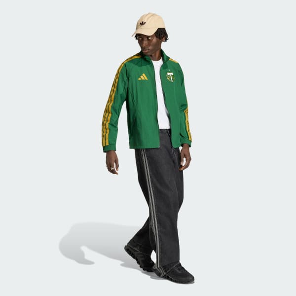 adidas Portland Timbers Anthem Jacket - Green | Free Shipping with
