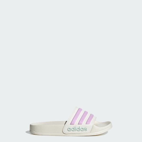 adidas Adilette Shower Slides - White | Free Shipping with adiClub