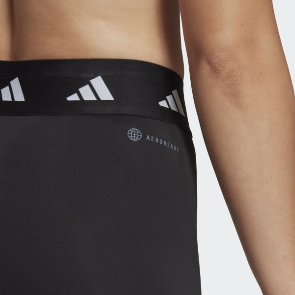 Nero Leggings corti Techfit Period Proof Bike
