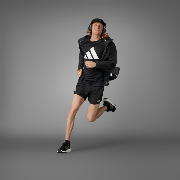 Black Run It Shorts