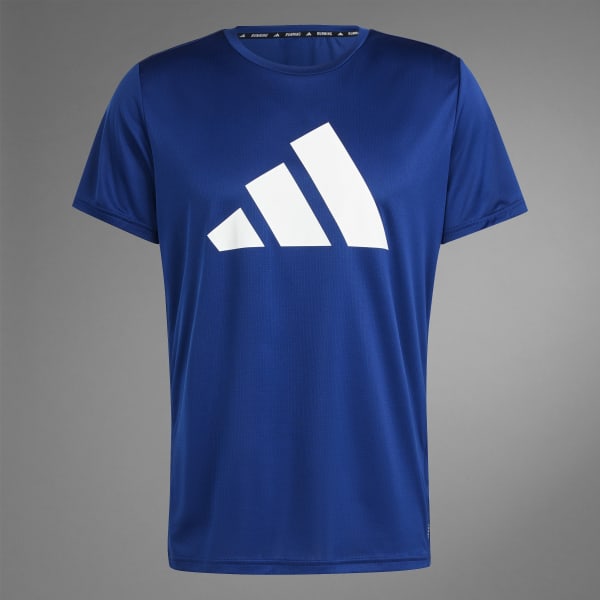 ★★Adairs★★ Run It Tea IN0076 ADIDAS RUN IT TEE DARK BLUE IN0076 - Sports Nation