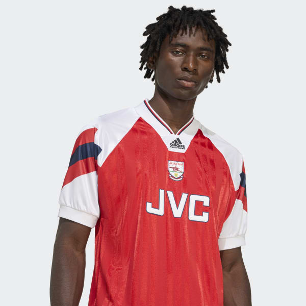 adidas Arsenal 92-94 Home Jersey - Red | Free Shipping with