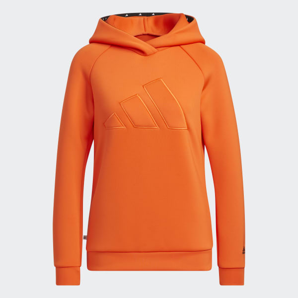 adidas 3 Bar Long Sleeve Pullover Hoodie Orange adidas Philippines