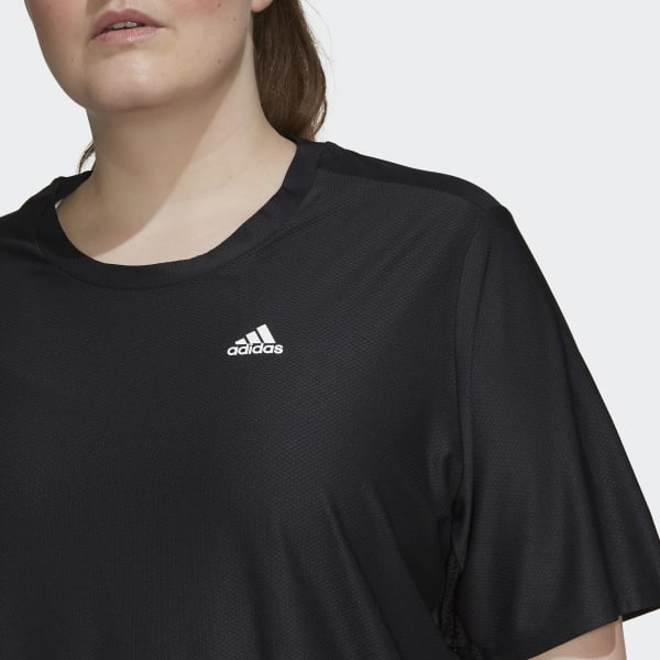 cerná Tričko Runner (plus size) TV568