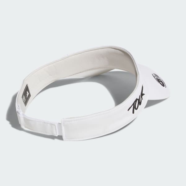 ホワイト 【ゴルフ】サイドロゴ バイザー