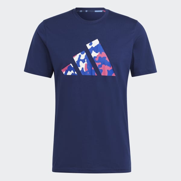 Azul Polo De Entrenamiento Essentials Seasonal Logo