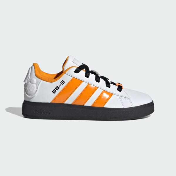 White ADIDAS STAR WARS GRAND COURT 2.0 SHOES KIDS