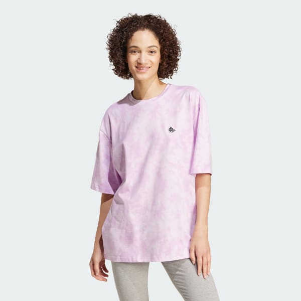 Purple All Day I Dream About Oversized Tee