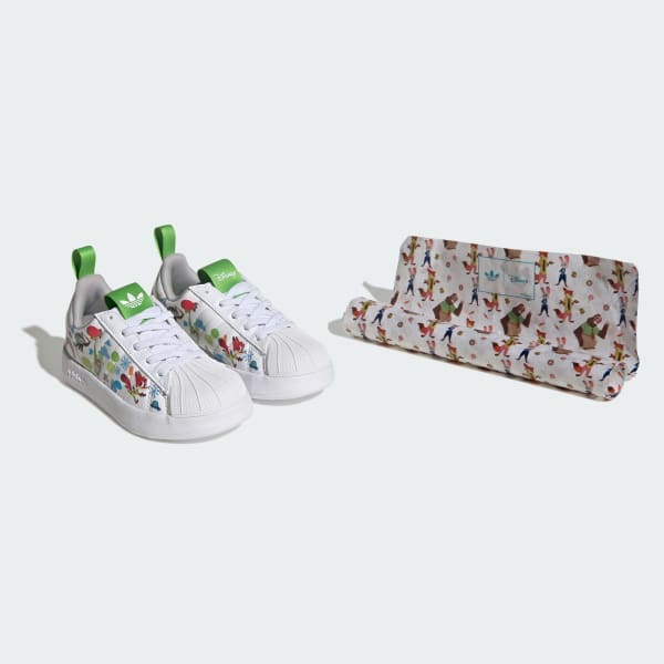 White Adidas Disney Adifom Superstars 360 Shoes Kids