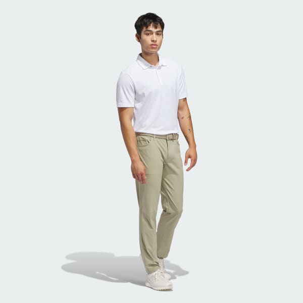 White ULTIMATE365 JACQUARD POLO SHIRT