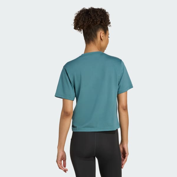 Verde Camiseta Train Essentials Big Logo Performance Training