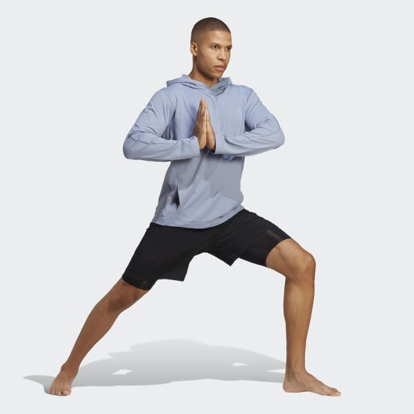 Purple Yoga Graphic Training Hoodie