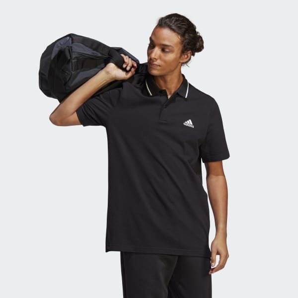 Adidas pique polo shirts hot sale