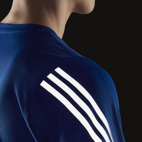 Azul Camiseta Run Icon