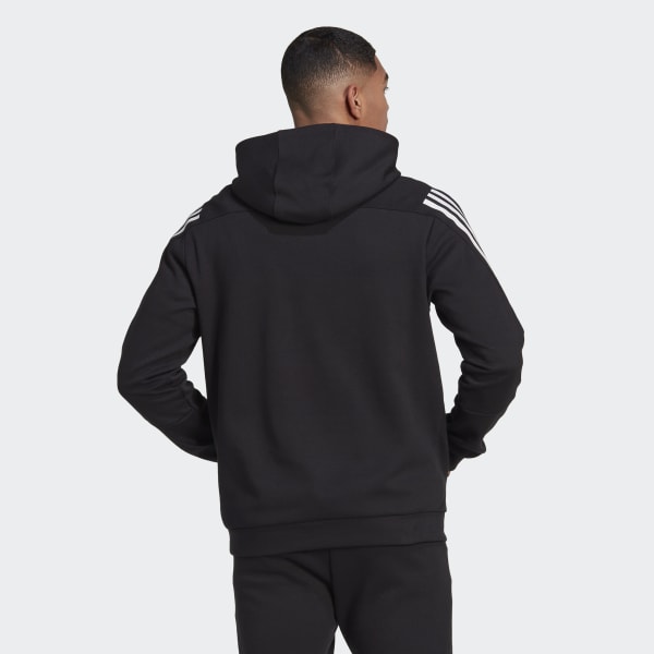 Czerń Future Icons 3-Stripes Hoodie HF567