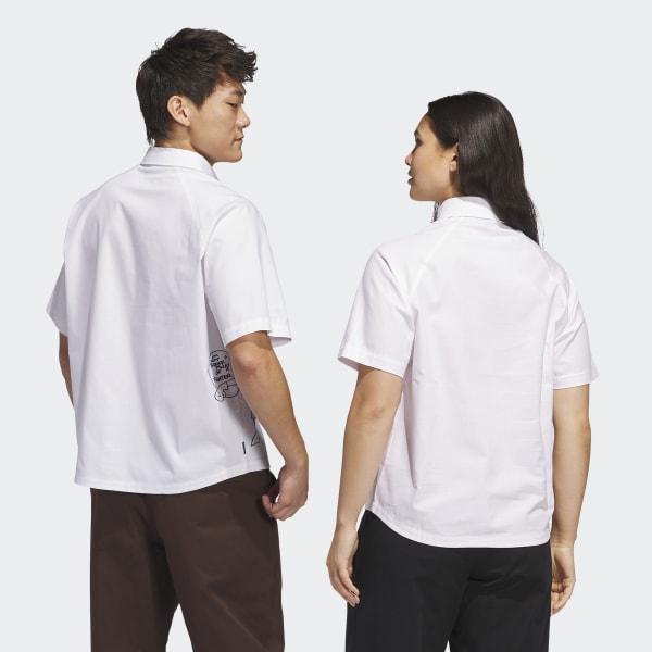 adidas イスラム風シャツ S モザイク柄 未使用に近い adidas tシャツ Tシャツ 総柄ゼブラアニマルプリント