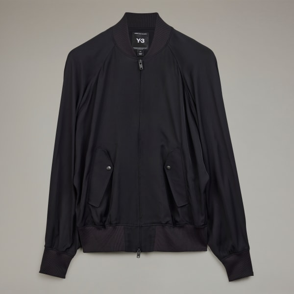 adidas Y-3 Rayon Twill Track Top - Black | Free Shipping