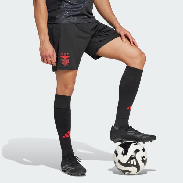 Preto Calções Alternativos 24/25 do Benfica
